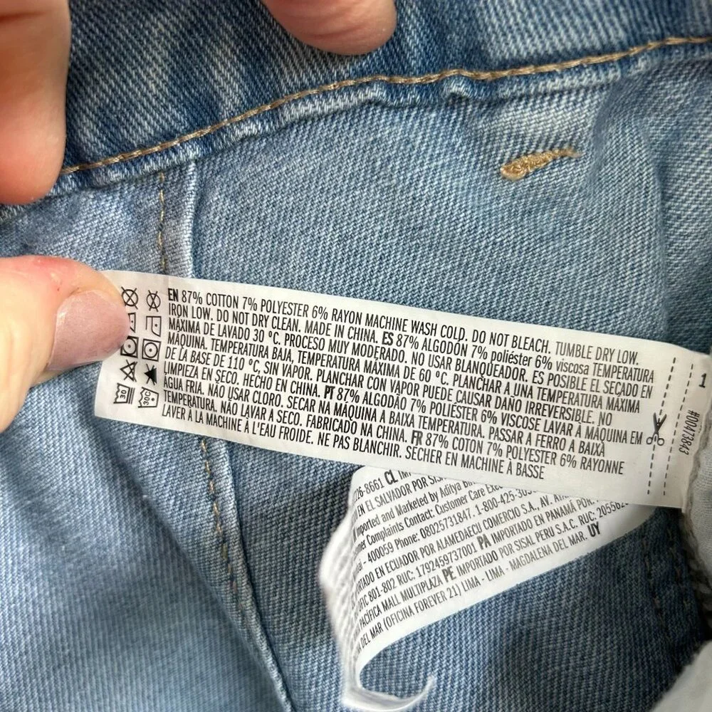 Forever 21 Distressed Jeans Jogger Style 29